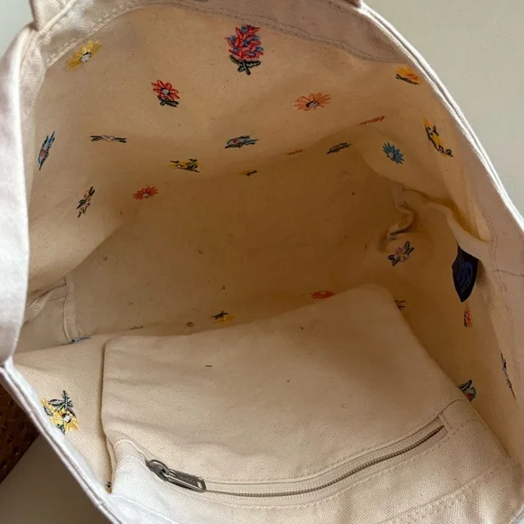 Baggu Ditsy Floral Zip Horizontal Duck Bag - Picture 8 of 9